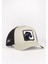 V1 Trucker Panter - 4 Kod Logolu Unisex Bej-Siyah Şapka (Cap) 1