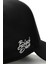 Aslan Logolu Siyah Trucker Şapka 4