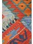 Yün Iplikten El Dokuma Kırmızı Renk Afgan Kilim 64X82 cm (0.53 M²) 5