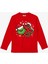 Uzun Kollu Ho Ho Ho Grinch Baskılı Christmas Baskılı Yenil Yıl Çocuk Pamuklu Tişört 1