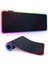 Oyuncu Rgb Mousepad ve Klavye Pad Kırmızı Altıgen Desenli Red Hex Tasarım Işıklı 70CM x 30CM Mouse Pad 1