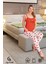 Ay Melek Kadın Pijama Takımı Pamuklu Lüx Askılı Pijama Seti 2