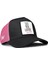 V1 Trucker See You Later Never - 1 Kod Logolu Unisex Siyah-Pembe Şapka 1
