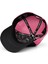 V1 Trucker At - 5 Kod Logolu Unisex Siyah-Pembe Şapka 3