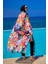 Desenli Bağcıklı Pareo Kimono – RP2510 2