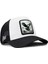 Kartal Logolu Siyah-Beyaz Trucker Şapka 1