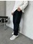 WE11 Erkek Siyah Baggy Jeans Bol Paça 3