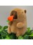 Ovozı 25CM Sevimli Capya Su Yunusu Peluş Oyuncak Bebek Bebek Yastık Hediye (Yurt Dışından) 1