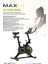 Garantili Maxfit S1 Spinbike Direnç Ayarlı Elden Nabız Ölçer Ayarlanabilir Sele ve Gidon 5