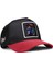 V1 Trucker Aslan - 7 Kod Logolu Unisex Kırmızı Siperli-Siyah Şapka 1