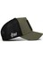Haki-Siyah Trucker Şapka Aslan Logolu %50 Pamuk %50 Polyester Malzeme 2