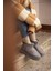 W Classıc Ultra Mini Platform Chestnut Mini Taba Süet Içi Kürklü Kalın Taban Kadın Bot 2