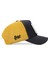 V1 Trucker Ayı - 6 Kod Logolu Unisex Koyu Antrasit-Sarı Şapka (Cap) 2
