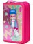 Pembe Kız Desenli Pvc Üç Bölmeli Kız Çocuk Organizer Kalemlik Kalem Kutusu -CP7002 5