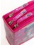 Pembe Kız Desenli Pvc Üç Bölmeli Kız Çocuk Organizer Kalemlik Kalem Kutusu -CP7002 8