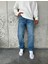 WE11 Erkek Baggy Jeans Açık Mavi 1
