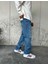 WE11 Erkek Baggy Jeans Açık Mavi 3