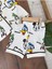 Kruvaze Yaka Önden Düğmeli Rahat Kalıp Yazlık Kız Bebek Pijama Takımı %100 Pamuk 7