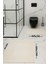 Krem Rengi %100 Pamuk Dokuma, Su Emici, Banyo Paspas Seti, Banyo Halısı Vera 2'li Klozet Takım 60X100-60X50 2