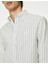 Regular Fit Çizgili Oxford Gömlek 6