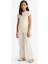 Kız Çocuk Wide Leg Waffle Cepli Geniş Paça Pantolon E8293A825AU 3