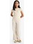 Kız Çocuk Wide Leg Waffle Cepli Geniş Paça Pantolon E8293A825AU 5