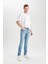 Pedro Slim Fit Dar Kalıp Normal Bel Dar Paça Jean Pantolon B3624AX24SP 1