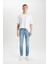 Pedro Slim Fit Dar Kalıp Normal Bel Dar Paça Jean Pantolon B3624AX24SP 2