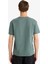 Boxy Fit Bisiklet Yaka Baskılı Kısa Kollu Tişört F8592AX25HS 6
