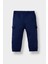Erkek Bebek Jogger Fit Esnek Bantlı Paça Gabardin Okul Pantolonu F3668A525AU 4