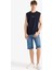 Boxy Fit Baskılı Bisiklet Yaka Atlet G0021AX25HS 2