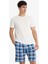 Regular Fit Kareli Cepli Şort Pijama Altı E7190AX25HS 3