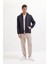 %100 Pamuk Jogger Slim Fit Dar Kesim Beli Bağcıklı Gabardin Pantolon D8607AX25SP 1