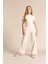Kız Çocuk Slim Fit Dar Kesim Bisiklet Yaka Ribana Basic Düz Kısa Kollu Tişört B3054A825SM 2
