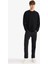 Boxy Fit Rahat Kesim Bisiklet Yaka Yumuşak Kumaş Basic Düz Sweatshirt F4642AX25AU 2