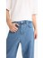 %100 Pamuk Tapered Wide Leg Fit Geniş Paça Jean Yıkamalı Pantolon F8397AX25AU 5