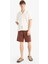 Regular Fit Jakarlı Bermuda Şort E0807AX25SM 2