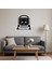 Astronot Kadın Emoji Dekoratif Tablo - NEONX2503-9246 4
