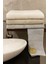 Waffle 3’lü Banyo Havlu Seti – 100X150 cm %100 Pamuk, Yumuşak Dokulu, Örgü Desen. 1