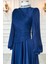 Nergis Abiye Elbise Lacivert 3