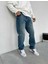 WE11 Erkek Baggy Jeans Koyu Mavi 2