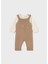 Newborn Erkek Bebek Triko Tulum Set 2