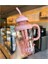 Ice Cream Detox Su Şişesi – 1300ML Bpa Free Big Mug Ice Bottle -Spor Matara 1