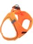 Air Mesh Harness Köpek Göğüs Tasması Xxsmall Turuncu 24 - 28 x 28 - 32 cm 1