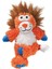 Cross Knots Lion Sesli Aslan Peluş Köpek Oyuncağı Turuncu 34 1