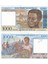 Madagaskar 1000 Francs Yabancı Kağıt Para Çil ( Unc ) Koleksiyon Para 1