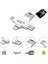 HC05 4 In 1 iOs Android Type-C Lightning USB-A MicroSD TF Kart Okuyucu 7