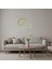 Bulutlarla Kaplı Güneş Dekoratif Altın Aynalı Tablo - PHN3513-9711 1