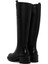Kadın Siyah Fermuarlı Kısa Topuklu Deri Çizme 25WFD280918 7
