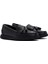 Kadın Siyah Püsküllü Deri Comfort Loafer 25AFD1502FT 3